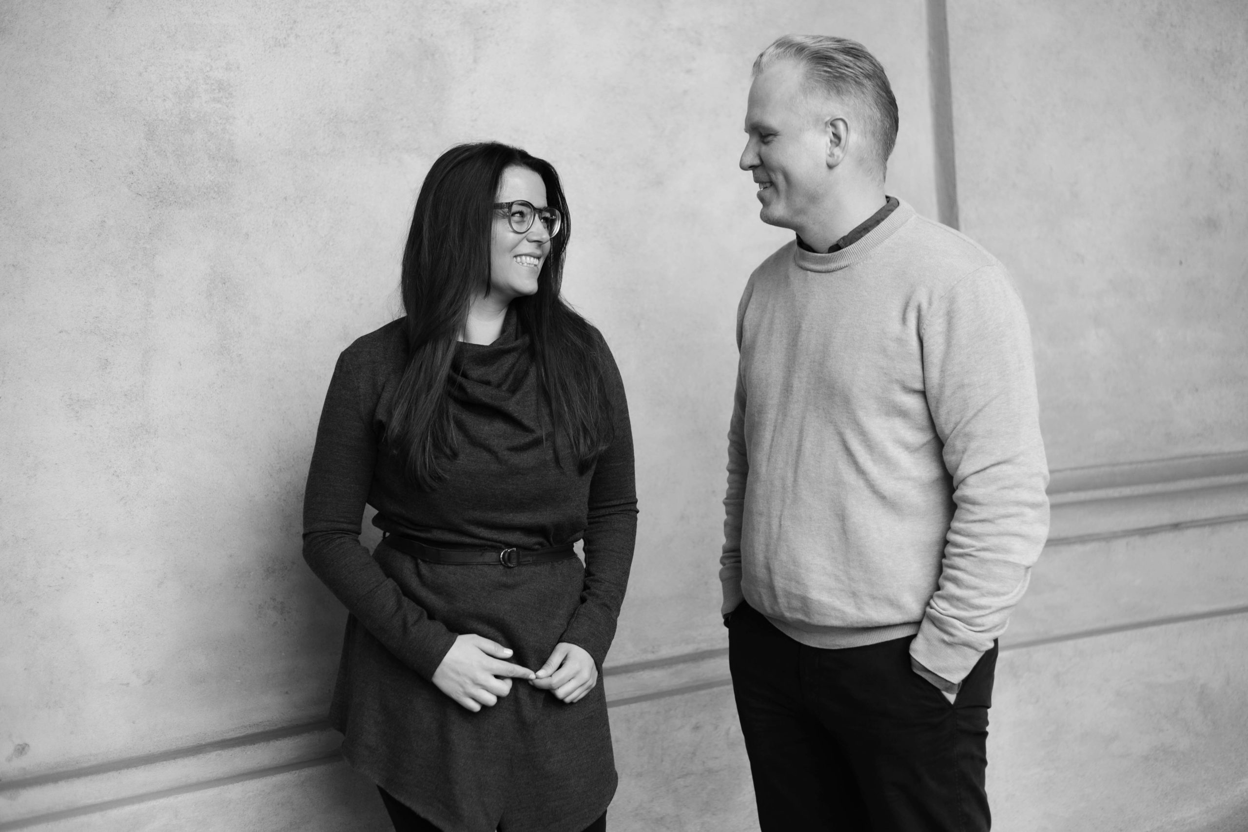 DRC bestyrelsesformand Jacob Niebuhr og politisk formand Sandra Marguardsen