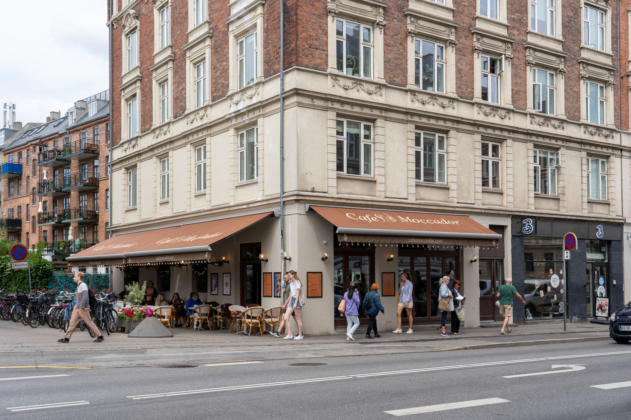 Corner Cafe in Frederiksberg, Denmark