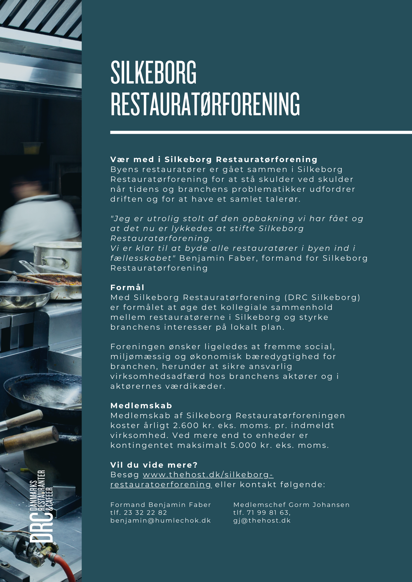 DRC informationsmateriale (1) billede af informationsmateriale om Silkeborg restauratørforening