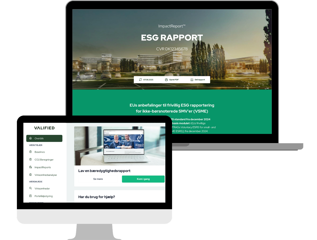 billede af Valified platformen